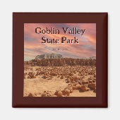 Goblin Valley Staat Park Utah Souvenir Magnet (Vorne)