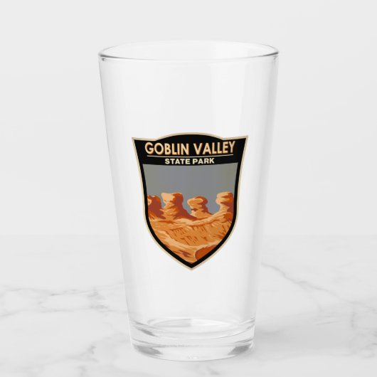Goblin Valley Staat Park Utah Vintag Glas (Vorderseite)