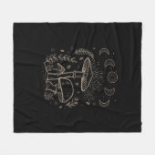 Goblincore Aesthetic Academia Cottagecore Mushroom Fleecedecke (Vorderseite (Horizontal))