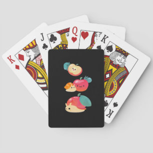 Goblincore Apfelschnecke Spielkarten