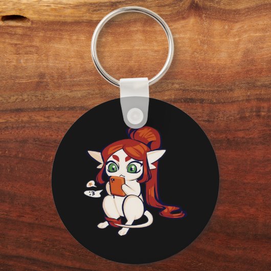 Goblincore Ariral Klassiker Schlüsselanhänger (Vorderseite)