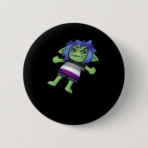 Goblincore Asexuelle Stolz Goblin Klassiker Button