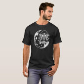 Goblincore Ästhetik Moon Dark Academia Mushroom S T-Shirt (Vorne ganz)