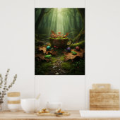 Goblincore Decayed Serenity Poster (Küche)