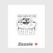 Goblincore Dont Harsh My Vibe Classic Aufkleber (Blatt)