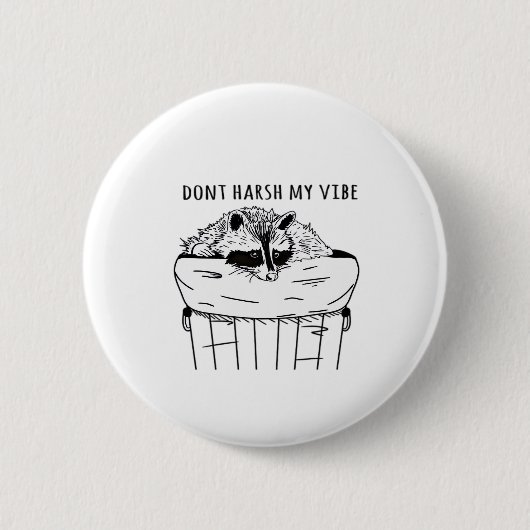 Goblincore Dont Harsh My Vibe Classic Button (Vorderseite)