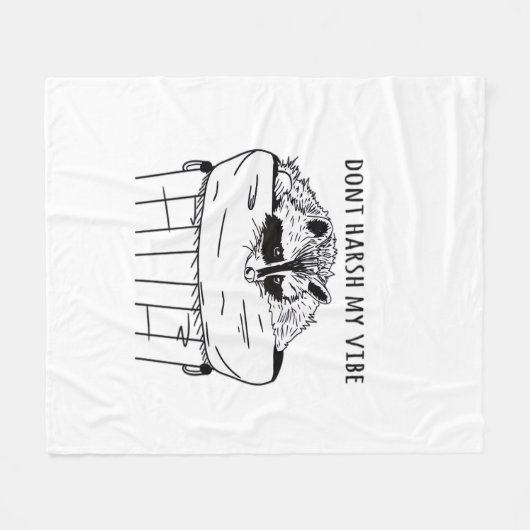 Goblincore Dont Harsh My Vibe Classic Fleecedecke (Vorderseite (Horizontal))