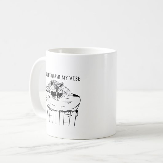 Goblincore Dont Harsh My Vibe Classic Kaffeetasse (Vorderseite Links)