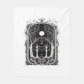 Goblincore Fantasy Gate To Classic Fleecedecke (Vorderseite)