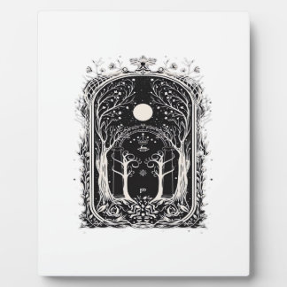 Goblincore Fantasy Gate To  Classic Fotoplatte