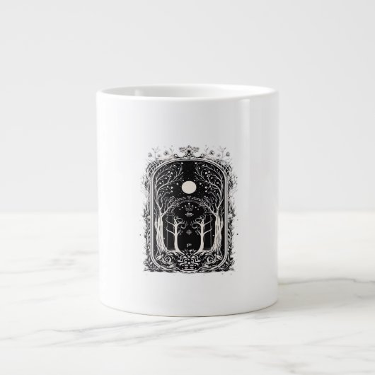 Goblincore Fantasy Gate To  Classic Jumbo-Tasse (Vorderseite)