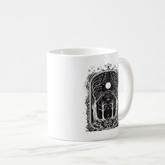 Goblincore Fantasy Gate To  Classic Kaffeetasse (VorderseiteRechts)