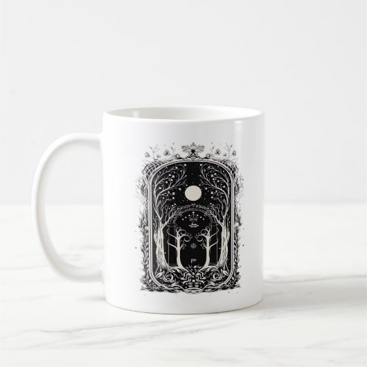 Goblincore Fantasy Gate To  Classic Kaffeetasse (Links)