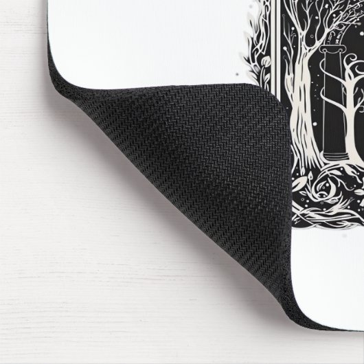 Goblincore Fantasy Gate To  Classic Mousepad (Ecke)