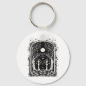 Goblincore Fantasy Gate To  Classic Schlüsselanhänger (Vorderseite)