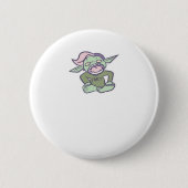 Goblincore Fart Goblin Classic Button (Vorderseite)