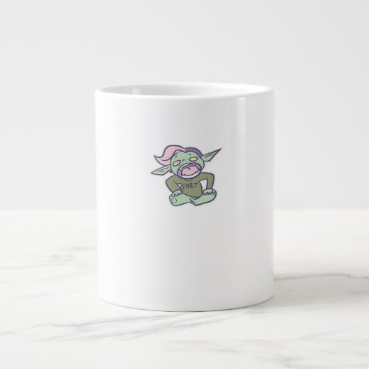 Goblincore Fart Goblin Classic Jumbo-Tasse (Vorderseite)