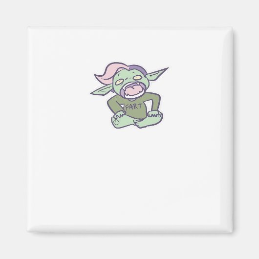 Goblincore Fart Goblin Classic Magnet (Vorne)