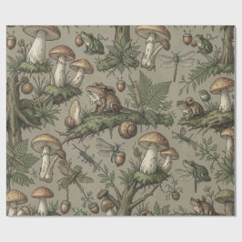 Goblincore Forest Wrap Geschenkpapier