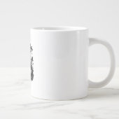 Goblincore Frog Minimal Classic Design Jumbo-Tasse (Rechts)