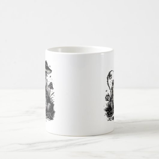 Goblincore Frog Minimal Classic Design Kaffeetasse (Mittel)