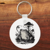 Goblincore Frog Minimal Classic Design Schlüsselanhänger (Vorderseite)