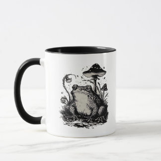 Goblincore Frog Minimal Classic Design Tasse