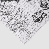 Goblincore Frosch Bat Animal Decoupage Seidenpapier (Ausschnitt)