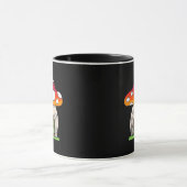 Goblincore-Frosch klassische Retro-Ausstrahlung Tasse (Zentrum)