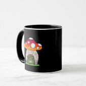 Goblincore-Frosch klassische Retro-Ausstrahlung Tasse (Vorderseite Links)