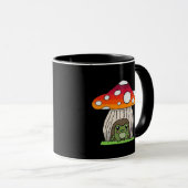 Goblincore-Frosch klassische Retro-Ausstrahlung Tasse (VorderseiteRechts)