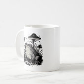 Goblincore-Frosch-Minimal-Klassiker-Design Kaffeetasse (Vorderseite Links)
