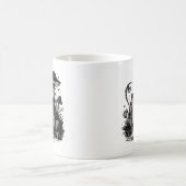 Goblincore-Frosch-Minimal-Klassiker-Design Kaffeetasse (Mittel)