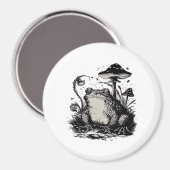 Goblincore-Frosch-Minimal-Klassiker-Design Magnet (Vorderseite/Rückseite)