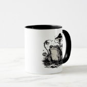 Goblincore-Frosch-Minimal-Klassiker-Design Tasse (VorderseiteRechts)
