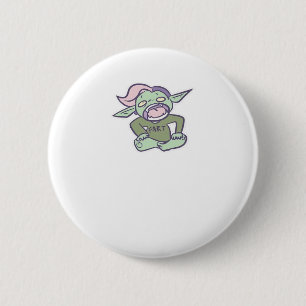 Goblincore-Furzgoblin-Klassiker Button
