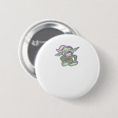 Goblincore-Furzgoblin-Klassiker Button (Vorne & Hinten)