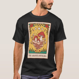 Goblincore-Gambling Pilz Pilz Tarot Card T-Shirt