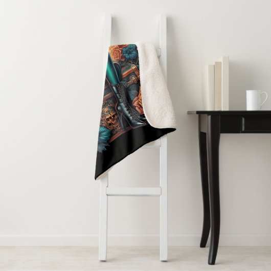 Goblincore Gothic Fairy Fantasy Hallowmas Sherpadecke (Beispiel)