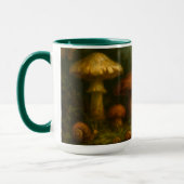 Goblincore Mushrooms, Snails & Frog In Moonlight Tasse (Links)