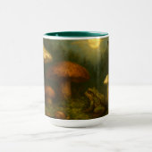 Goblincore Mushrooms, Snails & Frog In Moonlight Tasse (Zentrum)