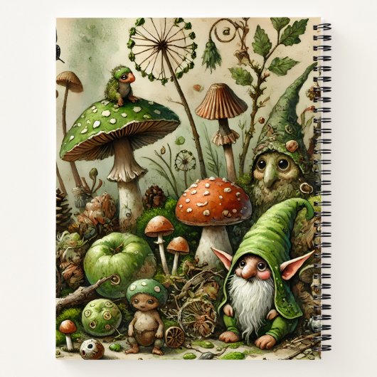 Goblincore Notizblock (Rückseite)