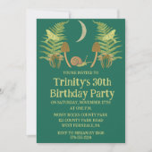 Goblincore Schnecke und Pilze nach Maß Einladung (Vorderseite)