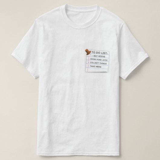 GOBLINCORE TO-DO LIST T SHIRT (Design vorne)
