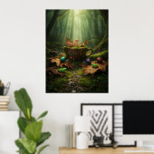 Goblincore Verfallene Serenität Poster (Heimbüro)