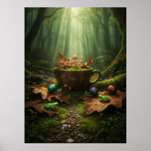 Goblincore Verfallenes Serenity-Poster Poster