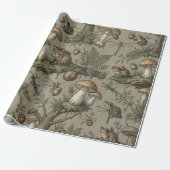 Goblincore-Waldverpackung Geschenkpapier (Ungerollt)