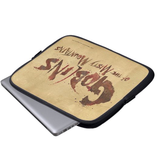 Goblins der Misty Mountains Laptopschutzhülle (Vorne Knopf)