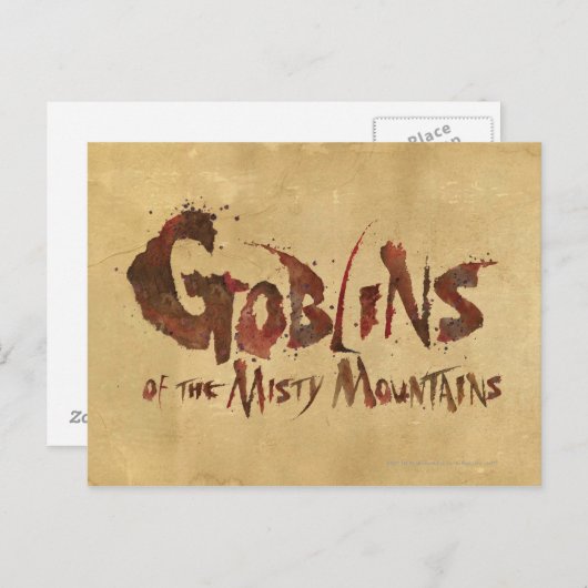 Goblins der Misty Mountains Postkarte (Vorne/Hinten)