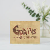 Goblins der Misty Mountains Postkarte (Stehend Vorderseite)